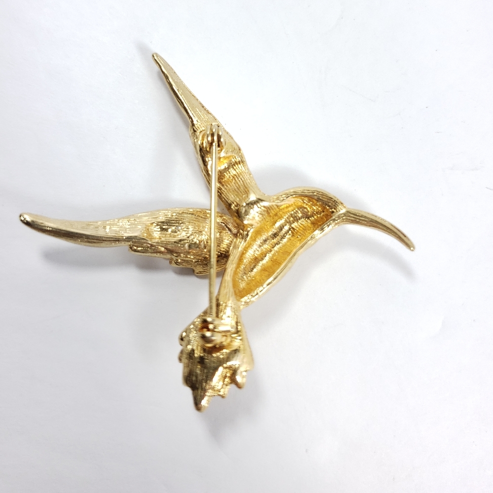 Hummingbird brooch - Picture 7 of 7